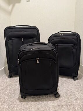Samsonite Black 3-Piece Spinner Luggage Set